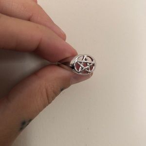 925 Sterling Silver Pentagram Ring